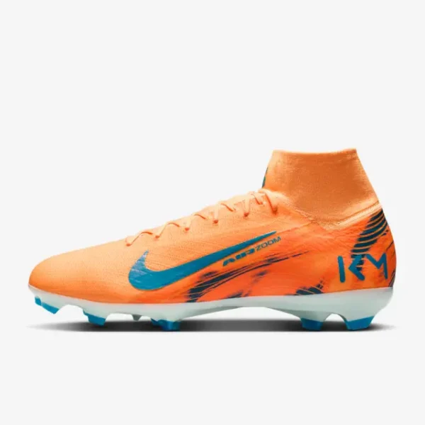 Nike Zoom Mercurial Superfly 10 Pro FG Kylian Mbappé Melon Tint visual highlighting the main view