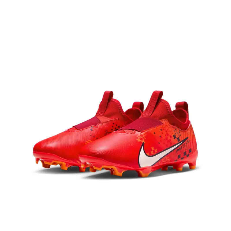 Product photography of Nike Zoom Mercurial Vapor 15 Academy MDS FG/MG Jr (Red/Orange), main