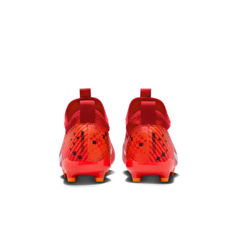 Nike Zoom Mercurial Vapor 15 Academy MDS FG/MG Jr (Red/Orange) pictured from a alternate angle