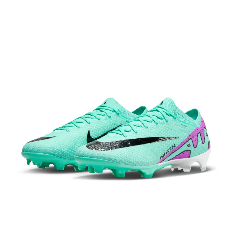 main photo showcasing Nike Zoom Mercurial Vapor 15 Elite FG (Teal/Purple)