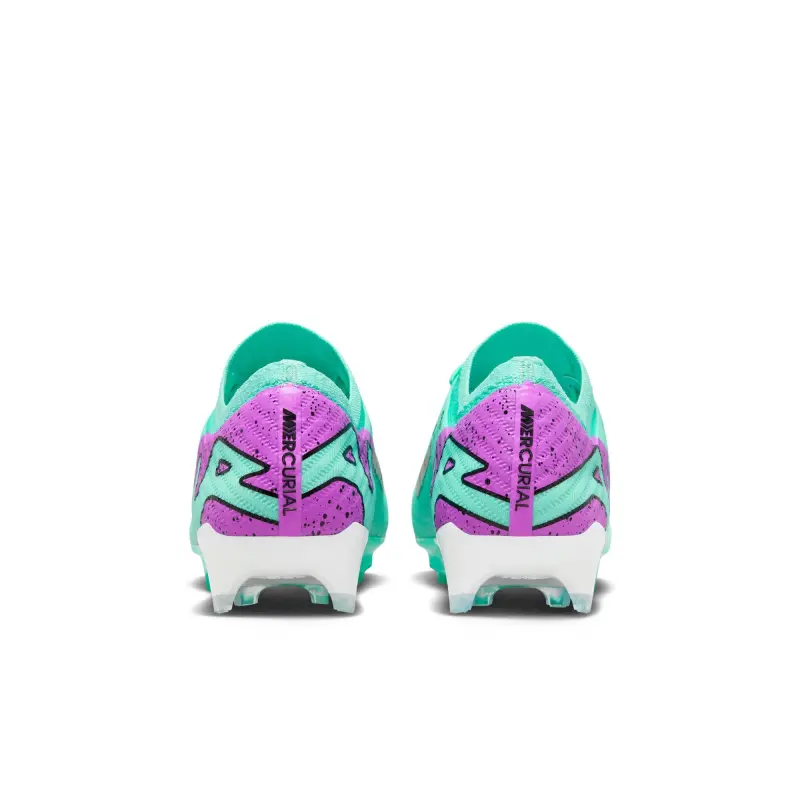 Nike Zoom Mercurial Vapor 15 Elite FG (Teal/Purple) visual highlighting the alternate view