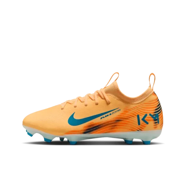 Nike Zoom Mercurial Vapor 16 Academy FG/MG Kylian Mbappé Melon Tint (GS) visual highlighting the main view