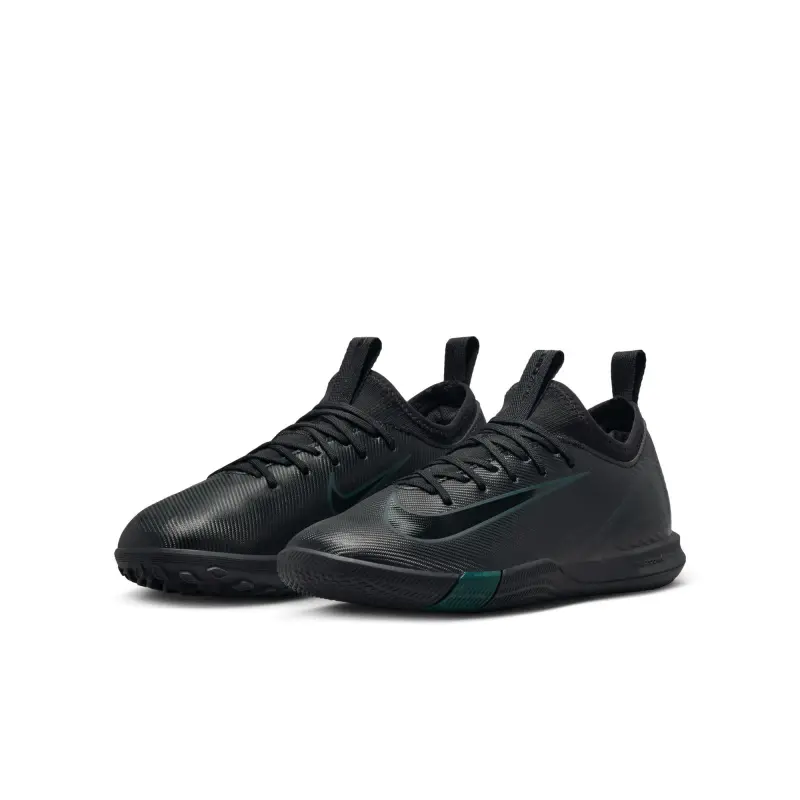 Nike Zoom Mercurial Vapor 16 Academy Indoor Jr (Black) | Image 1 – Main Detailed main image of Nike Zoom Mercurial Vapor 16 Academy Indoor Jr (Black)
