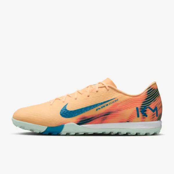 Detailed main image of Nike Zoom Mercurial Vapor 16 Academy TF Kylian Mbappé Melon Tint