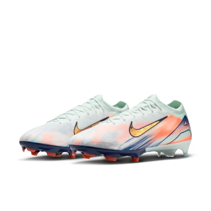 Nike Zoom Mercurial Vapor 16 Elite MDS FG (Barely Green/Gold) | Main View Product photography of Nike Zoom Mercurial Vapor 16 Elite MDS FG (Barely Green/Gold), main