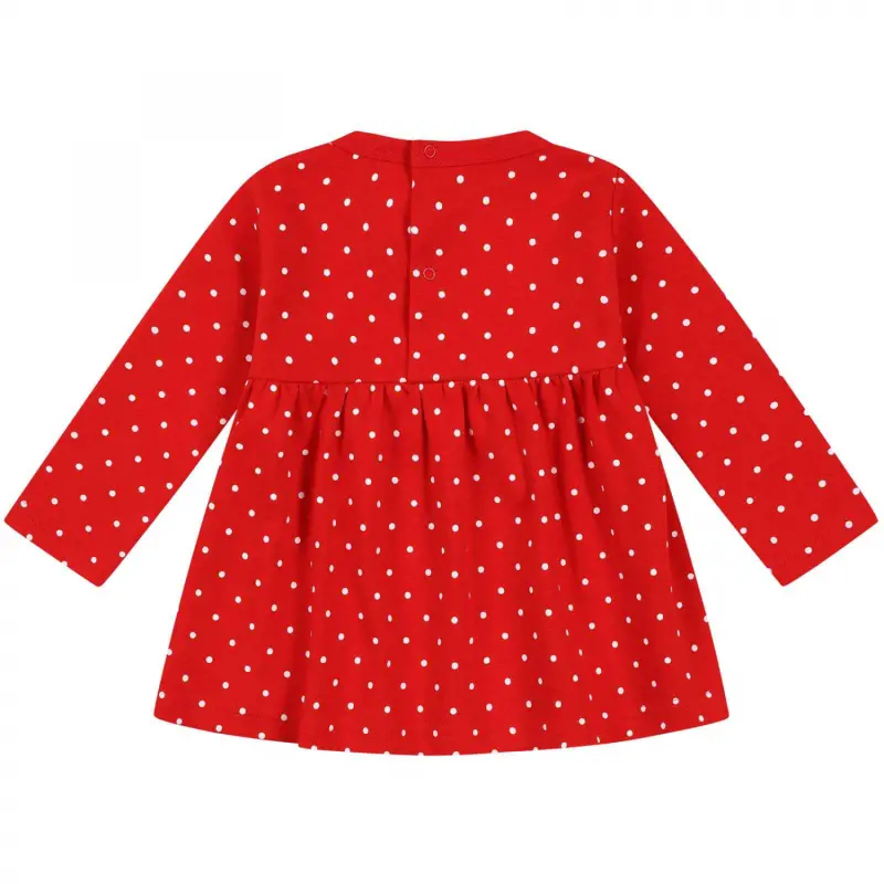 Polkadot Crest Dress pictured from a alternate angle