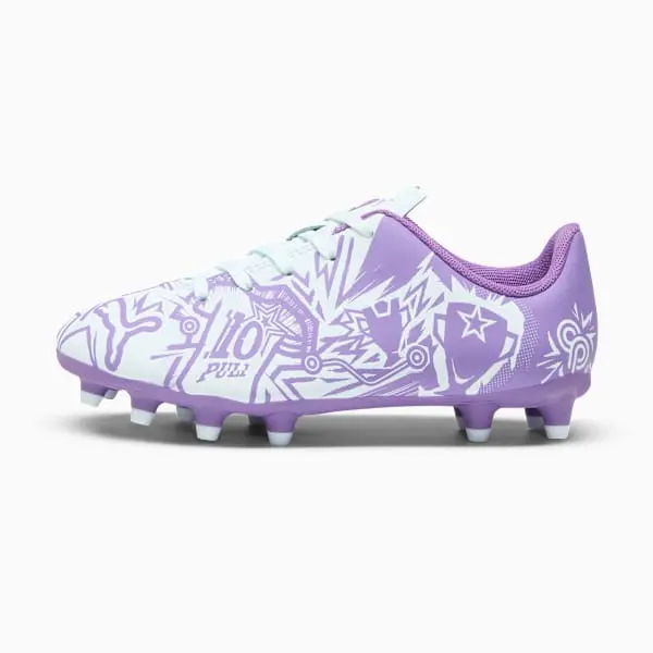 Shop image of Puma Christian Pulisic x Tacto 2 FG AG Big Kid 'CP10 Pack - Dewdrop' in main view