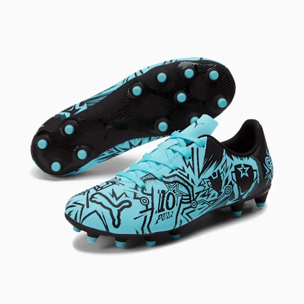 Puma Christian Pulisic x Tacto 2 FG AG Big Kid 'CP10 Pack - Hero Blue' shown in a alternate product photo