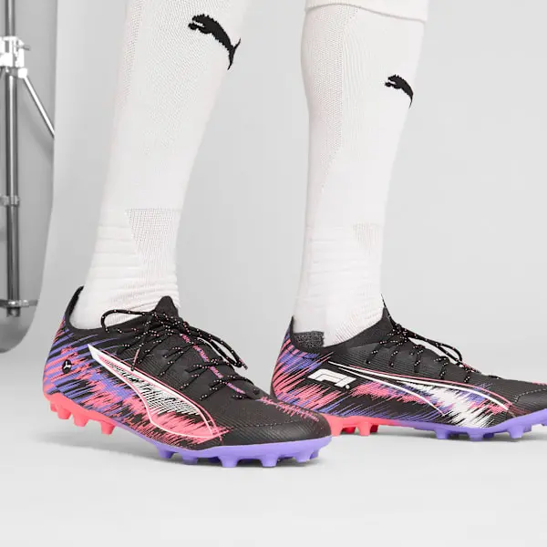alternate product shot featuring Puma Formula 1 x Ultra 5 Ultimate FG AG 'Full Throttle Pack'