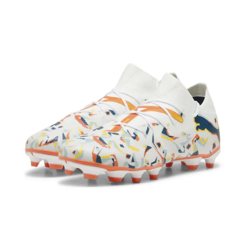PUMA Future 7 Match Creativity FG/AG (White/Multi) pictured from a main angle