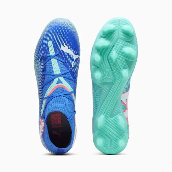 PUMA Future 7 Pro FG/AG (Blue/Mint) pictured from a alternate angle
