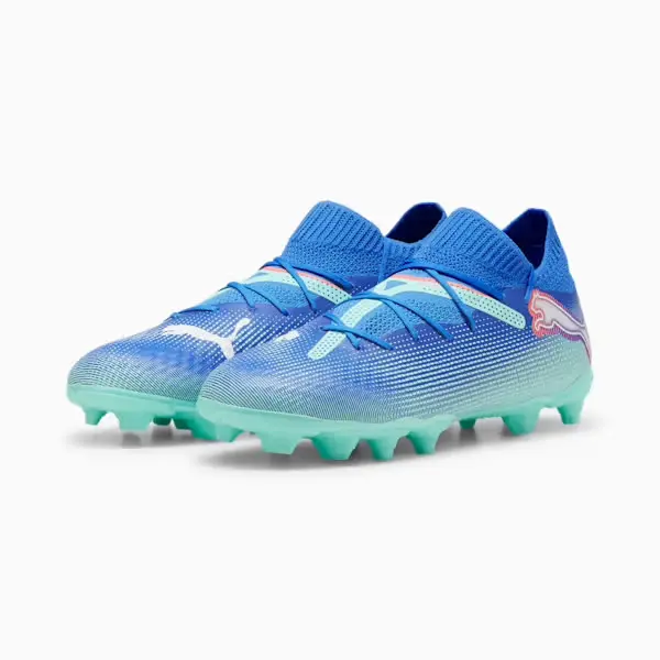 main photo showcasing PUMA Future 7 Pro FG/AG Jr (Blue/Mint)