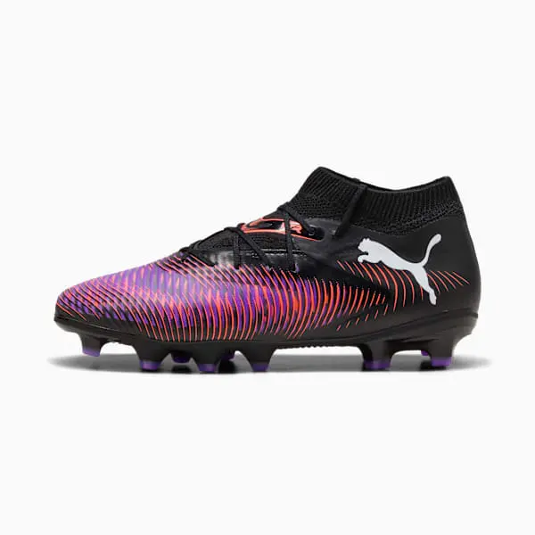 main product shot featuring Puma Future 8 Pro FG/AG Black / White (GS)