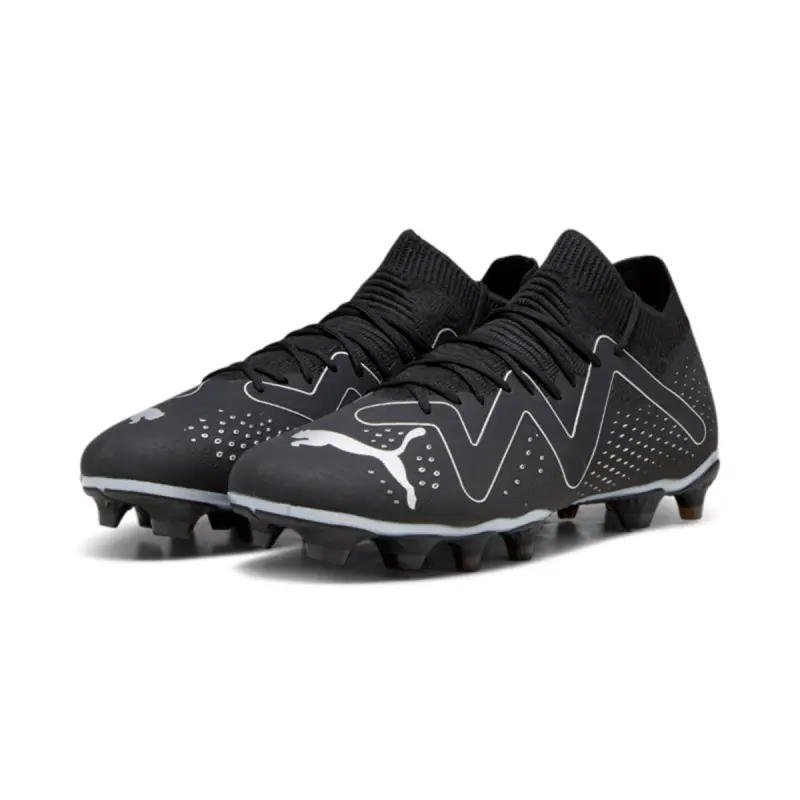 PUMA Future Match FG/AG (Black/Silver) visual highlighting the alternate view