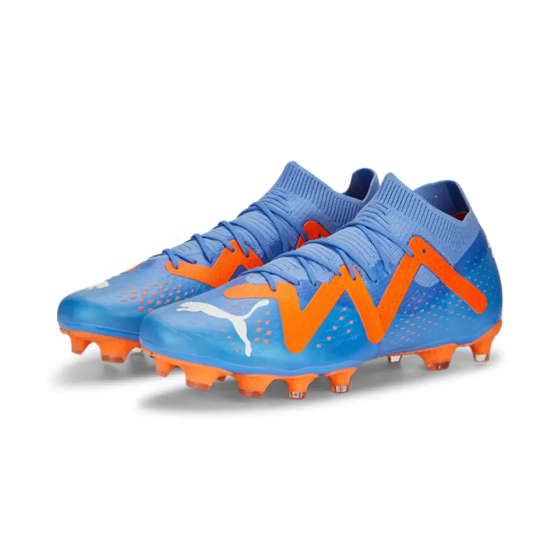 PUMA Future Match FG/AG (Blue/Orange) visual highlighting the alternate view