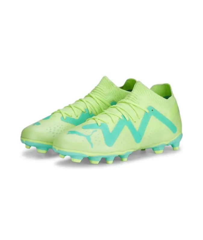 alternate view of PUMA Future Match FG/AG Jr (Yellow/Teal)
