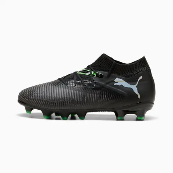 main product shot featuring Puma Future Pro 8 FG AG Big Kid 'Eclipse Pack'