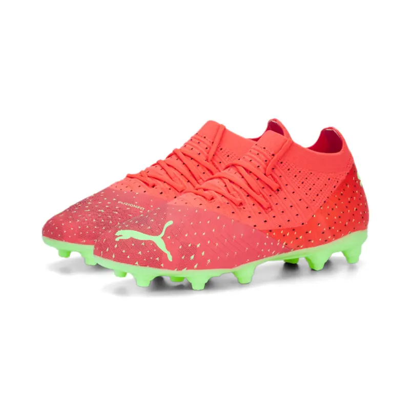 PUMA Future Z 3.4 FG/AG Jr (Orange/Yellow) – Main Gallery Shot PUMA Future Z 3.4 FG/AG Jr (Orange/Yellow) pictured from a main angle