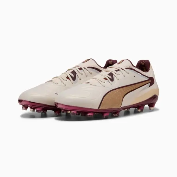 Shop image of Puma King 20 Ultimate FG/AG Sugared Almond Aubergine in alternate view