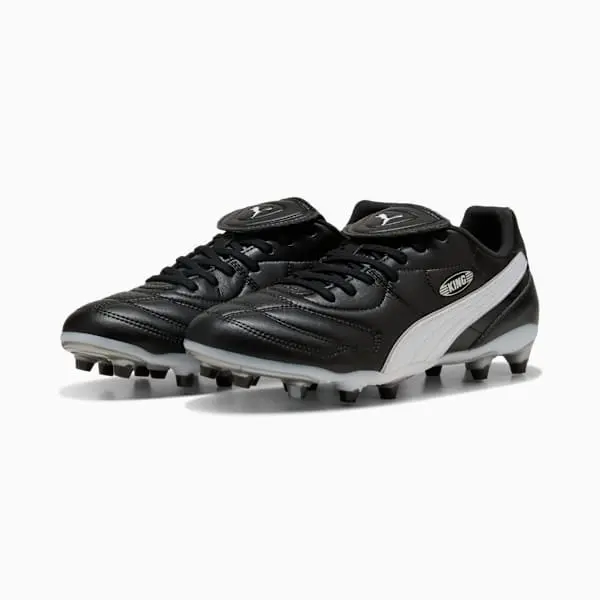 alternate product shot featuring Puma King Liga FG AG 'Black White'