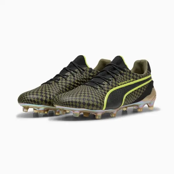 Puma King Ultimate FG/AG LE Porsche visual highlighting the alternate view