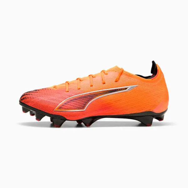 Puma Women's Ultra 6 Carbon FG "Heat Fire/PUMA Black/Glowing Red" – Main Detail Photo Product photography of Puma Women's Ultra 6 Carbon FG "Heat Fire/PUMA Black/Glowing Red", main