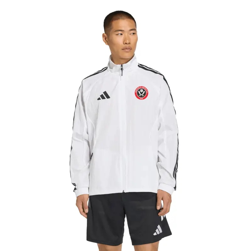 main photo showcasing Sheffield United Adidas Anthem Jacket - White