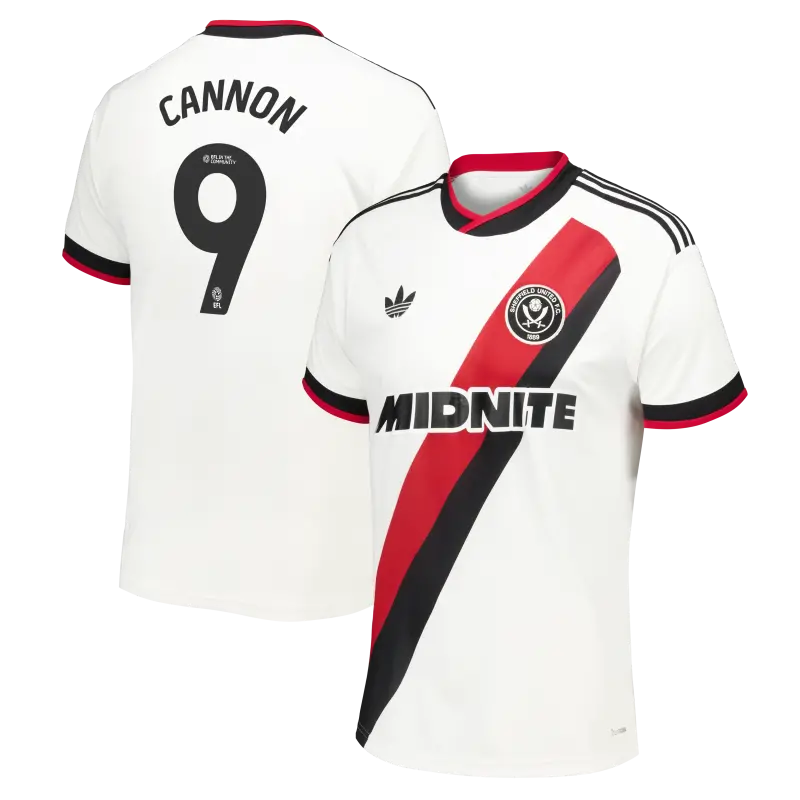 main view of Sheffield United Adidas Away Shirt 2026-27 - Mens With Cannon 9 Printing