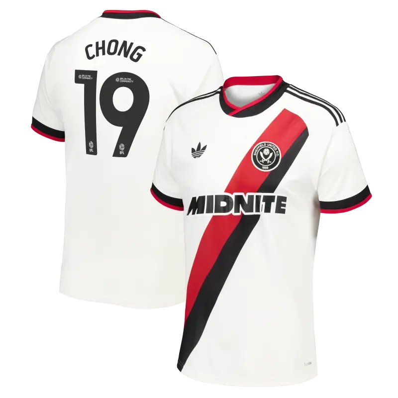 Shop image of Sheffield United Adidas Away Shirt 2026-27 - Mens With Chong 19 Printing in main view