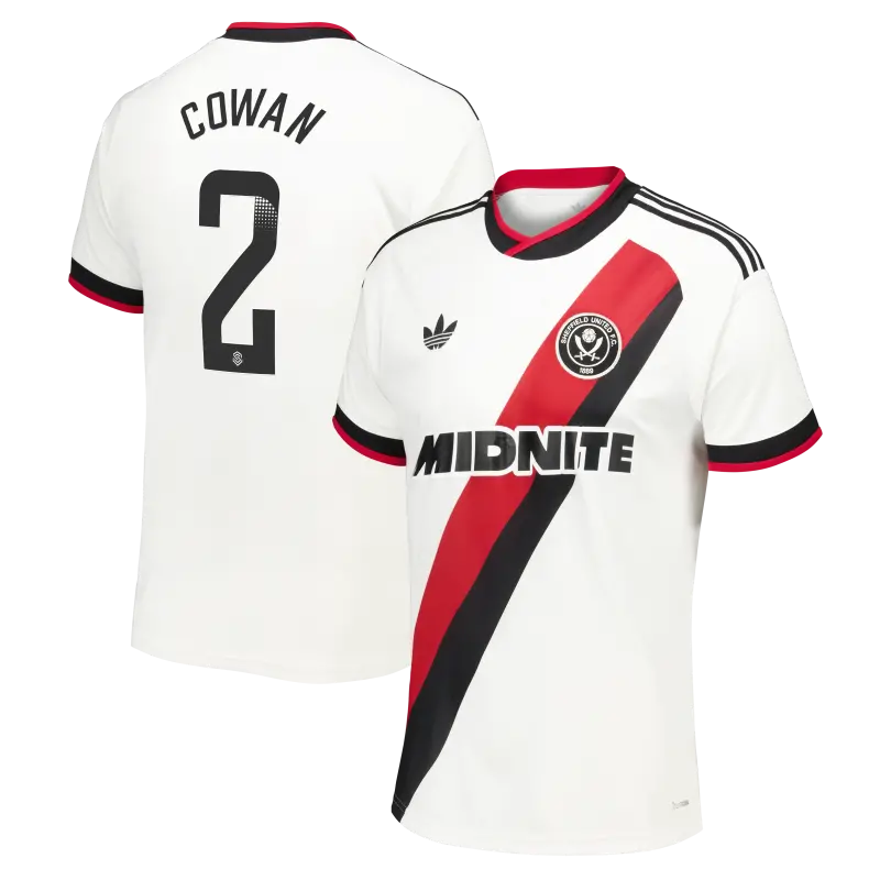 Sheffield United Adidas Away Shirt 2026-27 - Mens With Cowan 2 Printing product image, main