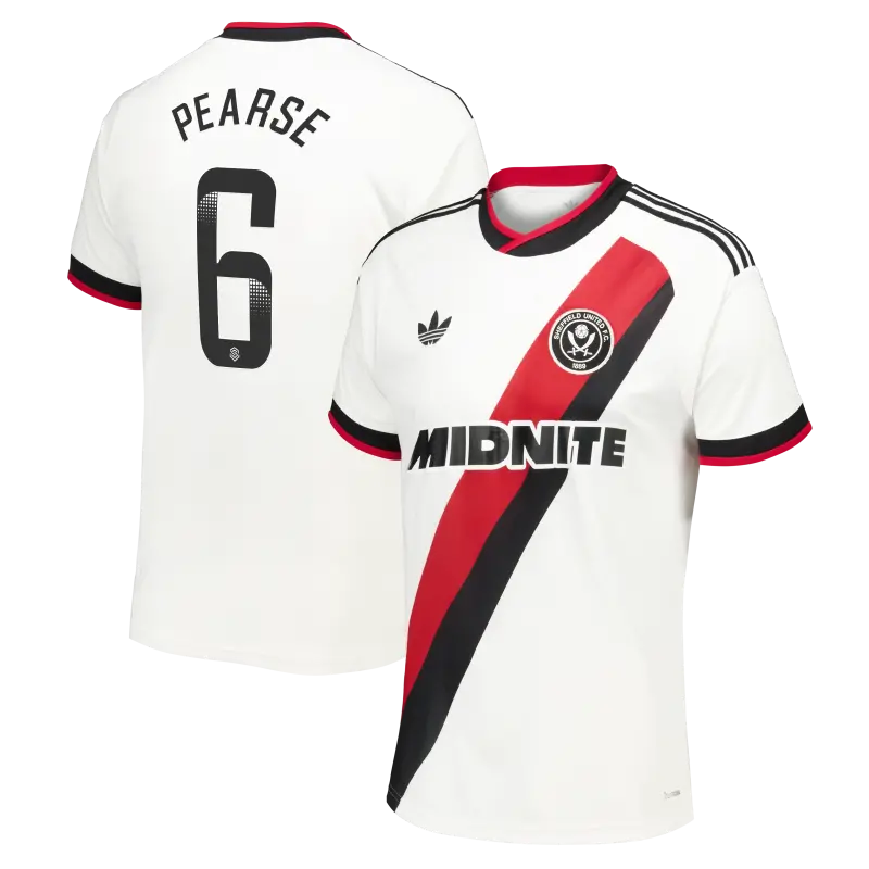 Product photography of Sheffield United Adidas Away Shirt 2026-27 - Mens With Pearse 6 Printing, main