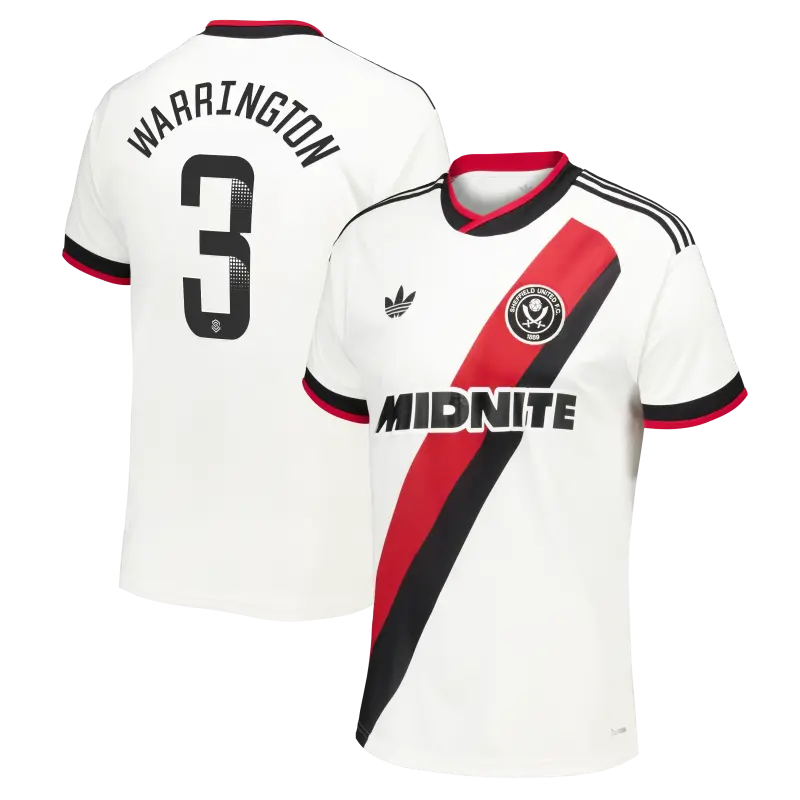 Closer look at Sheffield United Adidas Away Shirt 2026-27 - Mens With Warrington 3 Printing, main