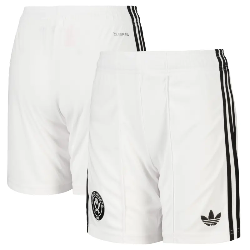 Sheffield United Adidas Away Shorts 2026-27 - Kids pictured from a main angle