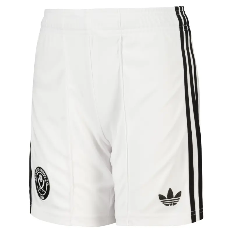 Sheffield United Adidas Away Shorts 2026-27 - Kids visual highlighting the alternate view