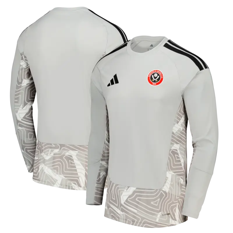 Sheffield United Adidas Home Goalkeeper Shirt 2026-27 - Long Sleeve - Kids pictured from a main angle