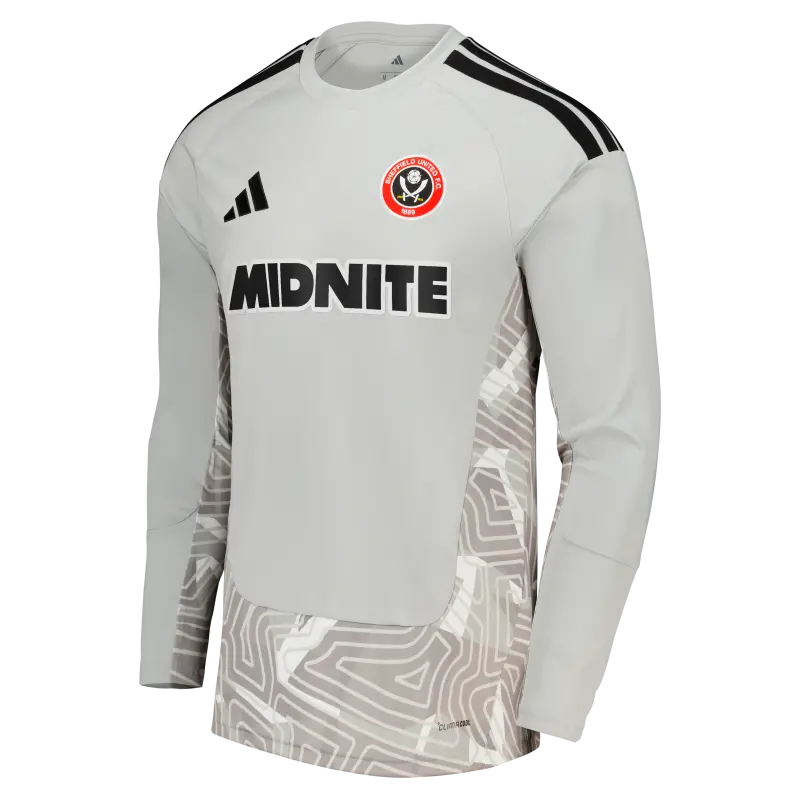 Shop image of Sheffield United Adidas Home Goalkeeper Shirt 2026-27 - Long Sleeve - Mens With Soper 13 Printing in alternate view