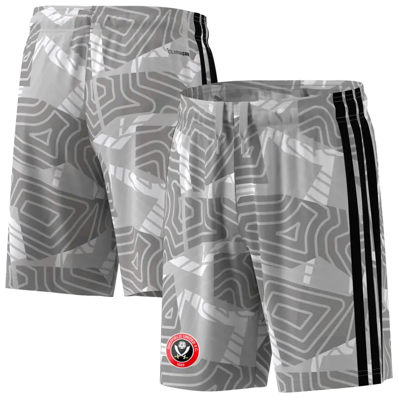 Product photography of Sheffield United Adidas Home Goalkeeper Shorts 2026-27 - Kids, main