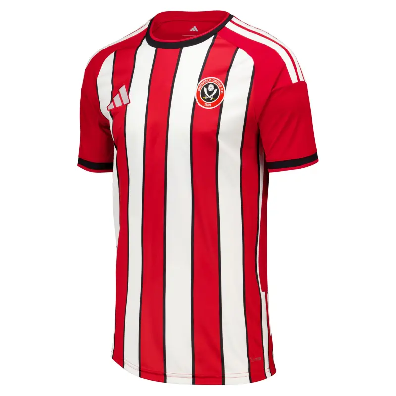 alternate product shot featuring Sheffield United Adidas Home Shirt 2026-27 - Kids With Choudhury 8 Printing