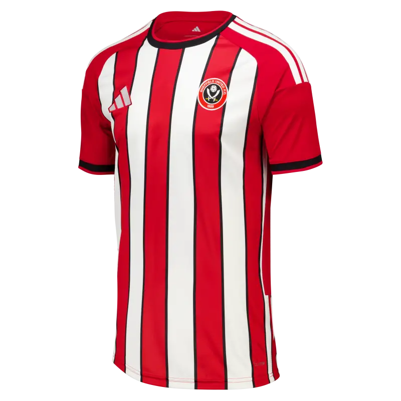 Closer look at Sheffield United Adidas Home Shirt 2026-27 - Kids With Quinn 15 Printing, alternate