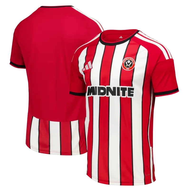 Detailed main image of Sheffield United Adidas Home Shirt 2026-27 - Mens With Custom Printing