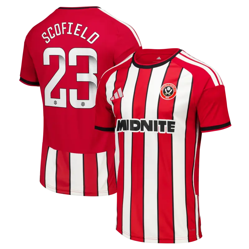 Closer look at Sheffield United Adidas Home Shirt 2026-27 - Mens With Scofield 23 Printing, main