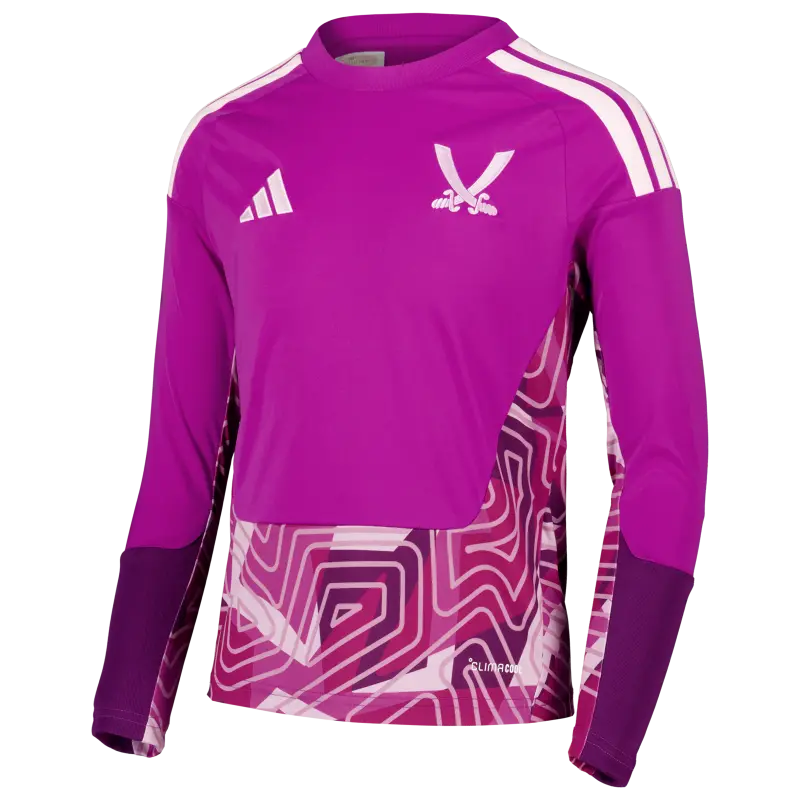 Product photography of Sheffield United Adidas Third Goalkeeper Shirt 2026-27 - Long Sleeve - Kids With Custom Printing, alternate