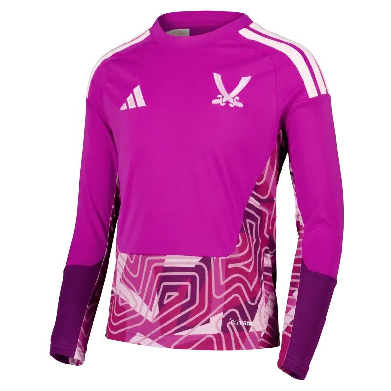 Sheffield United Adidas Third Goalkeeper Shirt 2026-27 - Long Sleeve - Kids With Rogers 1 Printing product image, alternate