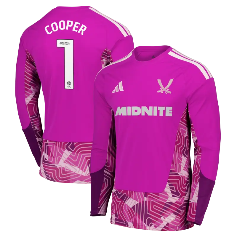 Sheffield United Adidas Third Goalkeeper Shirt 2026-27 - Long Sleeve - Mens With Cooper 1 Printing displayed in a main image