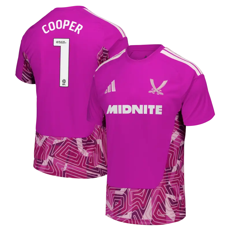 Sheffield United Adidas Third Goalkeeper Shirt 2026-27 - Mens With Cooper 1 Printing visual highlighting the main view