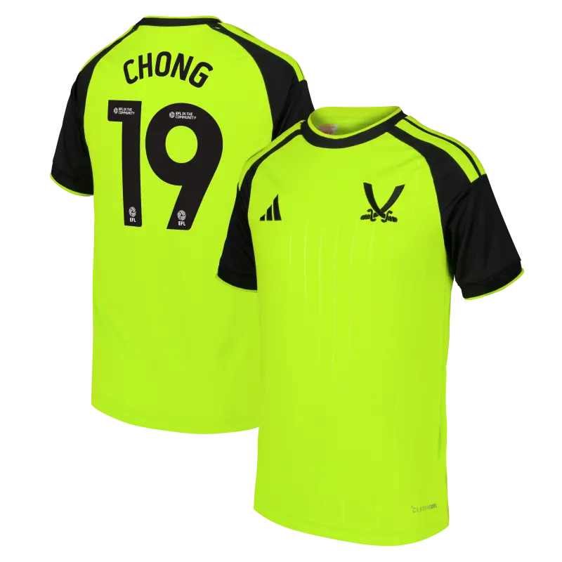 Shop image of Sheffield United Adidas Third Shirt 2026-27 - Kids With Chong 19 Printing in main view