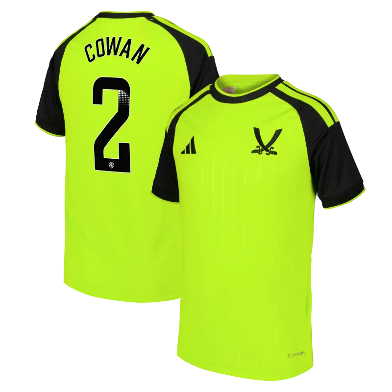 Sheffield United Adidas Third Shirt 2026-27 - Kids With Cowan 2 Printing pictured from a main angle