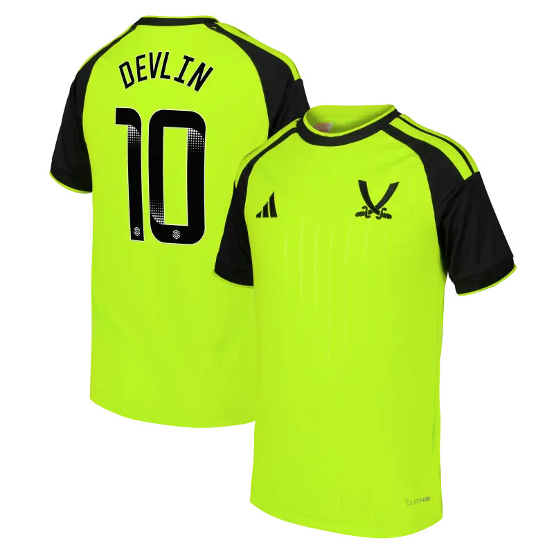 Sheffield United Adidas Third Shirt 2026-27 - Kids With Devlin 10 Printing visual highlighting the main view