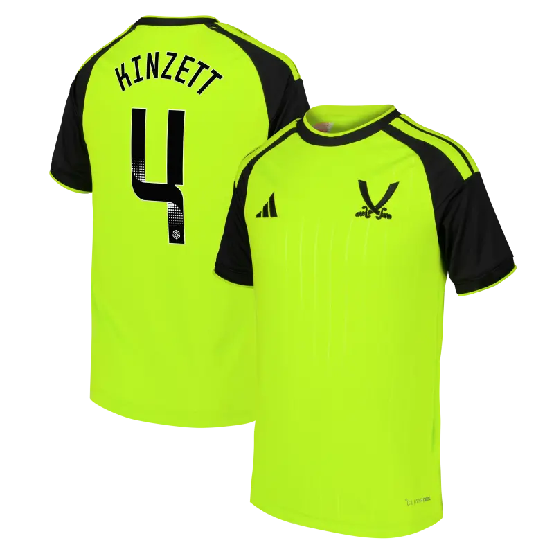Product photography of Sheffield United Adidas Third Shirt 2026-27 - Kids With Kinzett 4 Printing, main