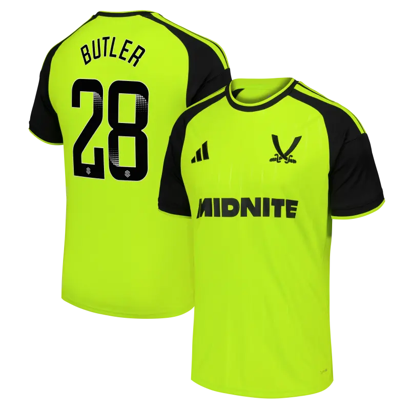 Sheffield United Adidas Third Shirt 2026-27 - Mens With Butler 28 Printing visual highlighting the main view